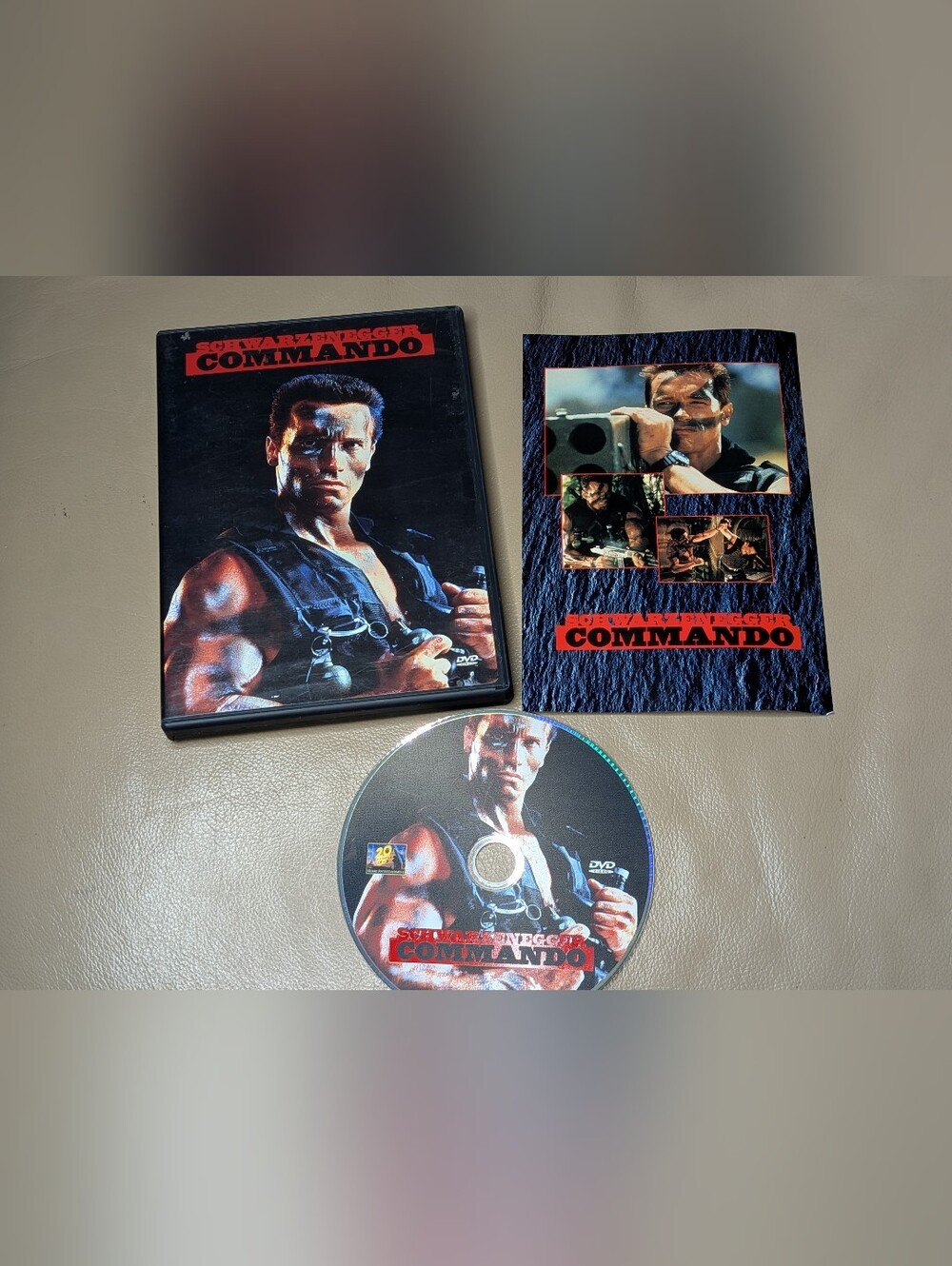 Commando (DVD 1985) Arnold Schwarzenegger - Excellent Condition with Insert.